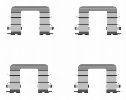 HELLA PAGID Комплектующие, колодки дискового тормоза 8DZ 355 204-131